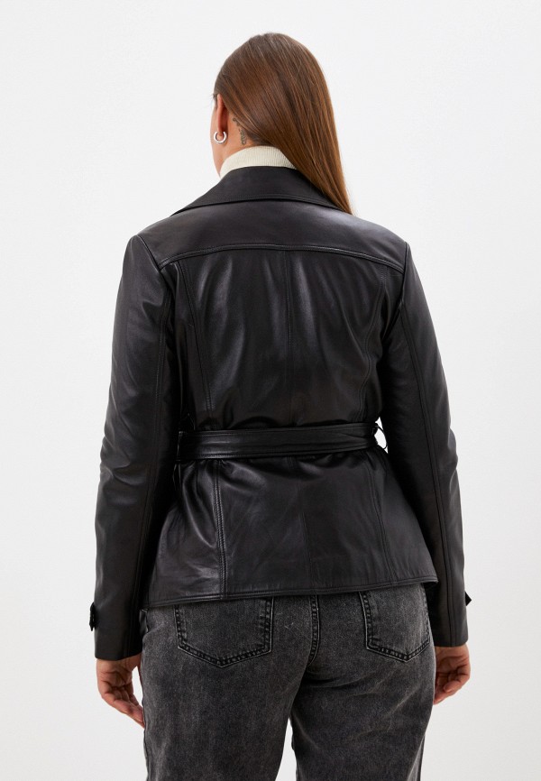 фото Куртка кожаная снежная королева