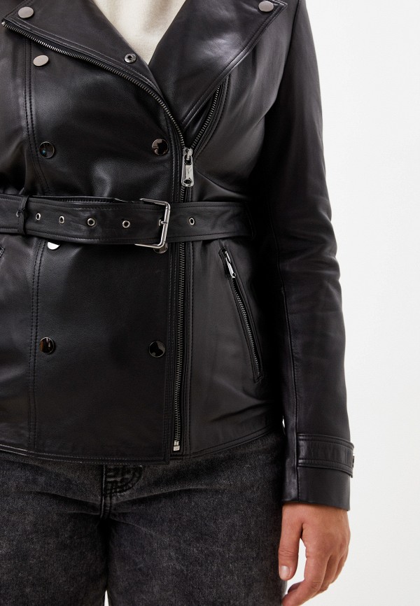 фото Куртка кожаная снежная королева