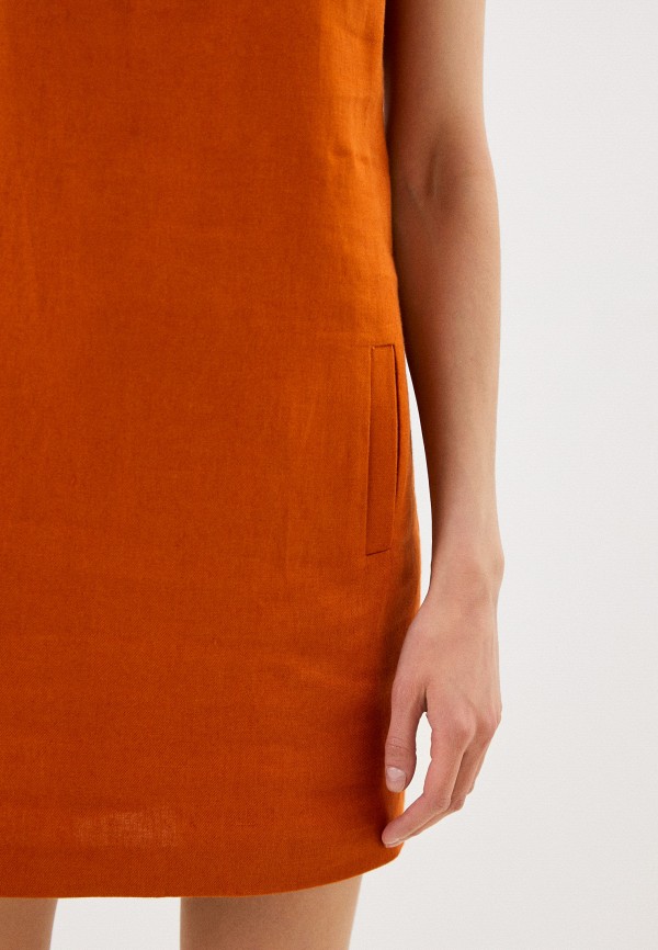 Платье Imblazeme оранжевый, размер 46, фото 4