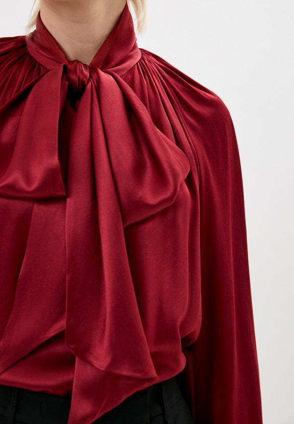 Блуза Imblazeme бордовый, размер 42, фото 4