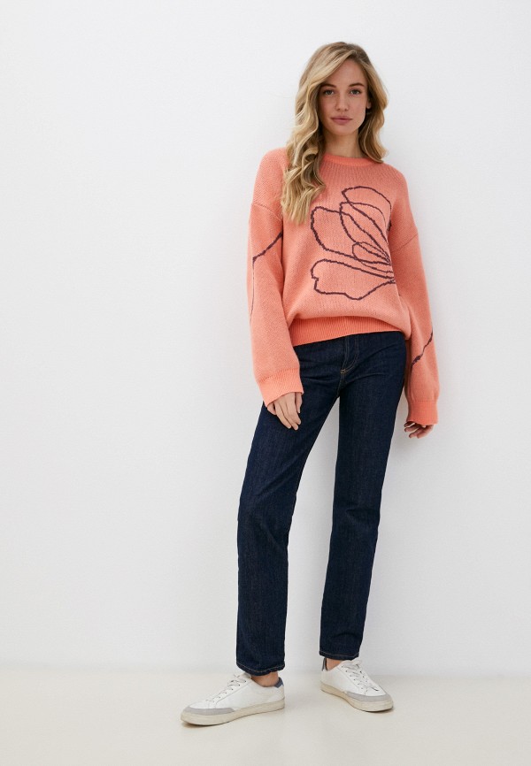 Джемпер Стим коралловый, размер 40, фото 2