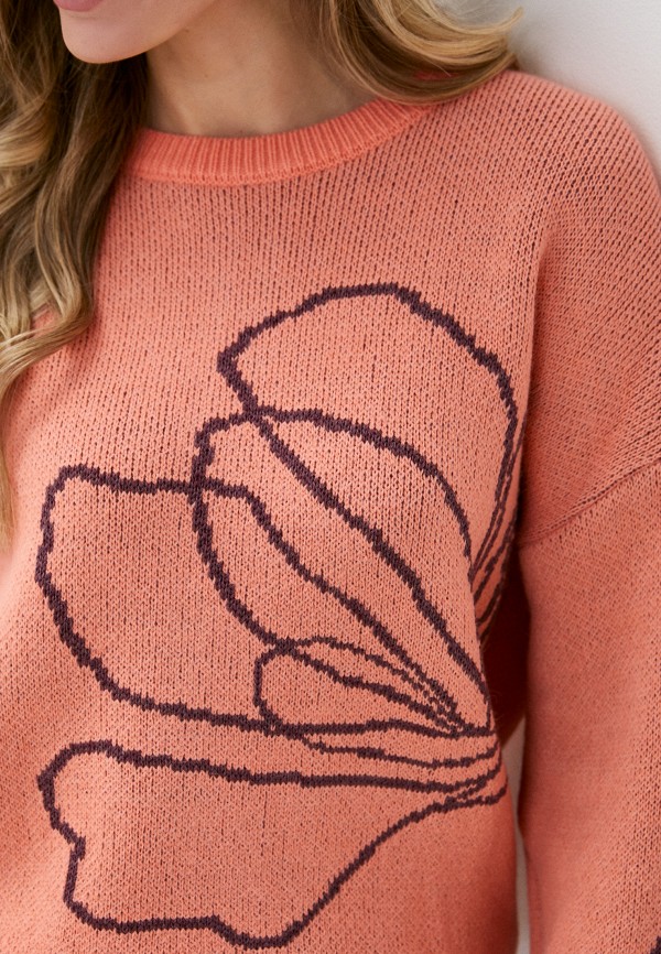 Джемпер Стим коралловый, размер 40, фото 4