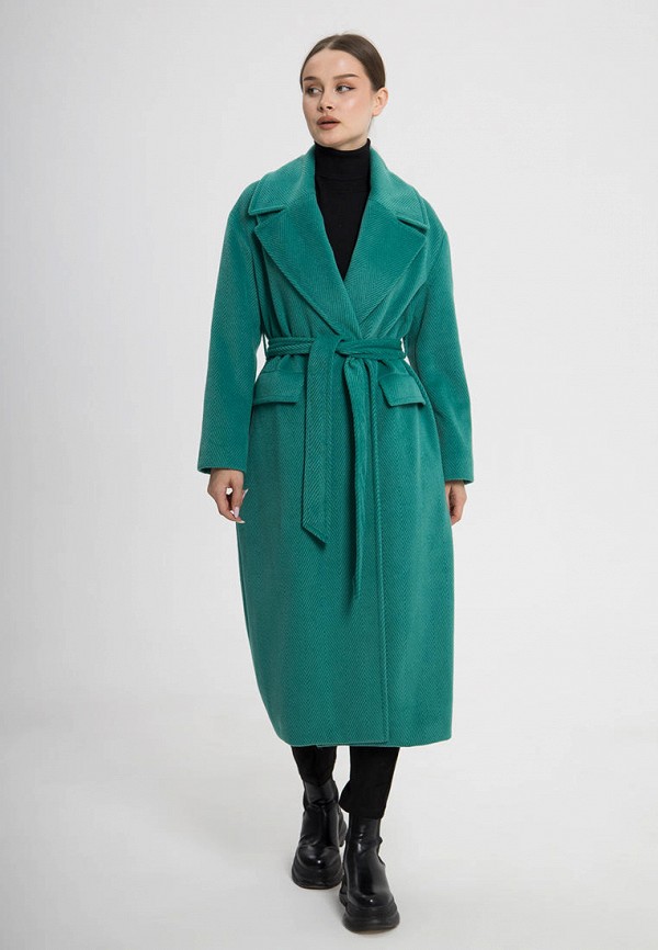 Пальто Rinascimento зеленого цвета