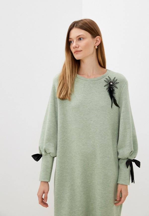 фото Платье и брошь fresh cotton