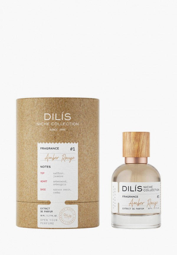 

Духи Dilis Parfum, Прозрачный, Dilis Niche Collection "Amber Rouge", 50 мл