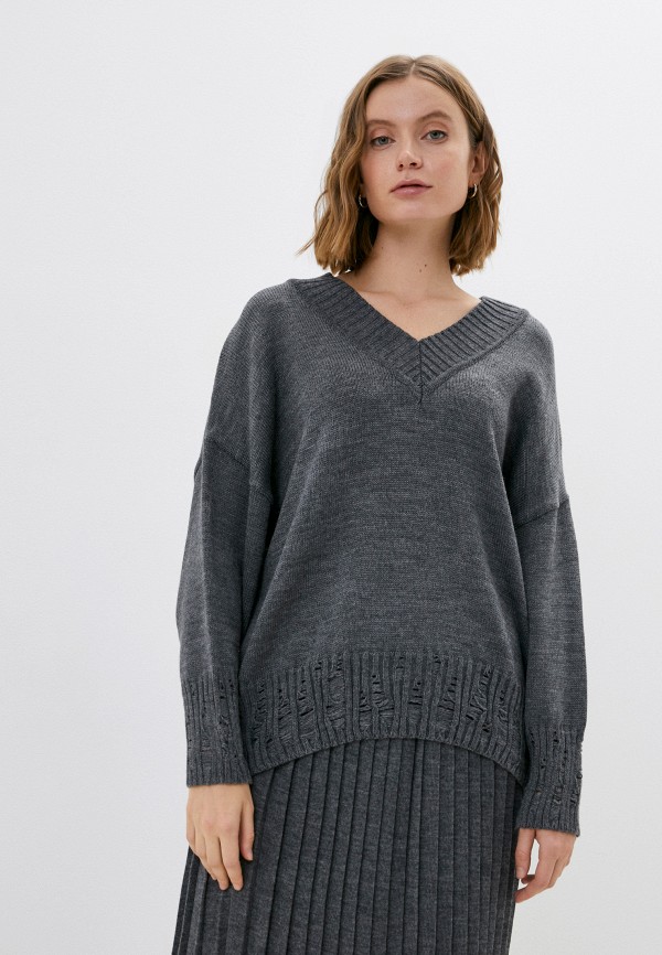 Пуловер B.L.E.S. цвет серый 