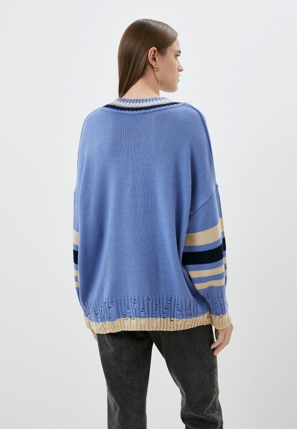 Пуловер B.L.E.S. цвет голубой  Фото 3