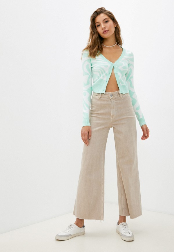 Кардиган Feelz бирюзовый, размер 42, фото 2