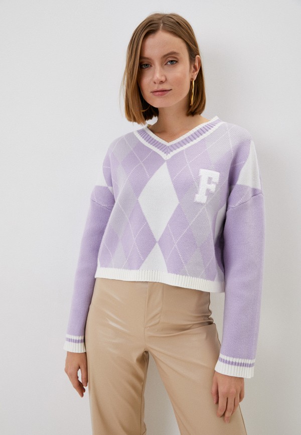 Пуловер Feelz цвет фиолетовый 