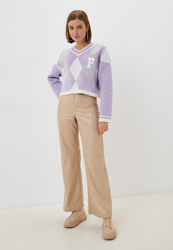 Пуловер Feelz цвет фиолетовый  Фото 2