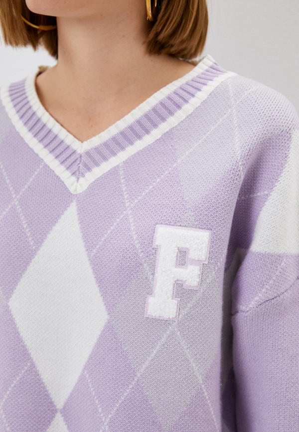 Пуловер Feelz цвет фиолетовый  Фото 4