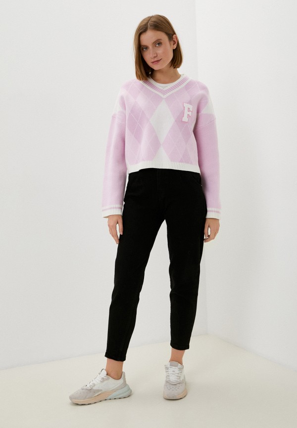 Пуловер Feelz цвет фиолетовый  Фото 2