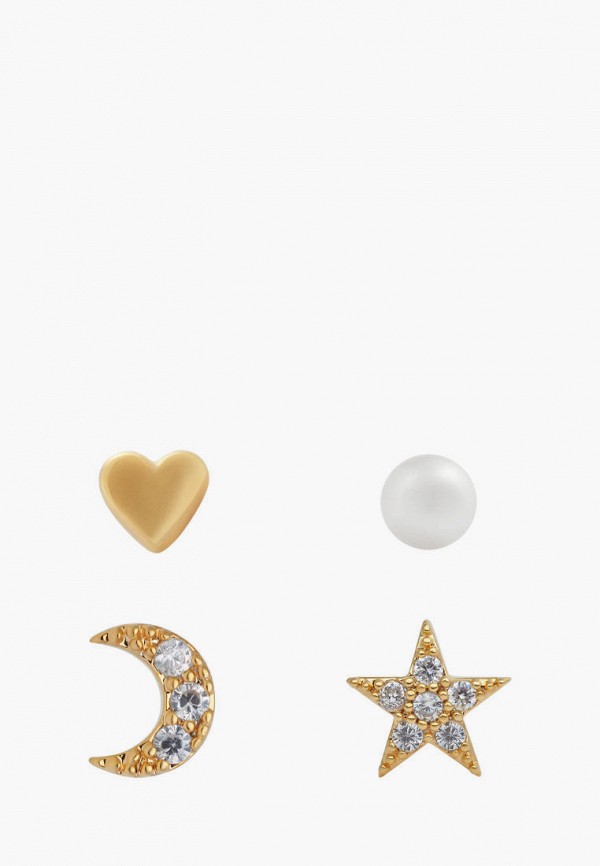 

Серьги 2 пары Ice&High Collection, Разноцветный