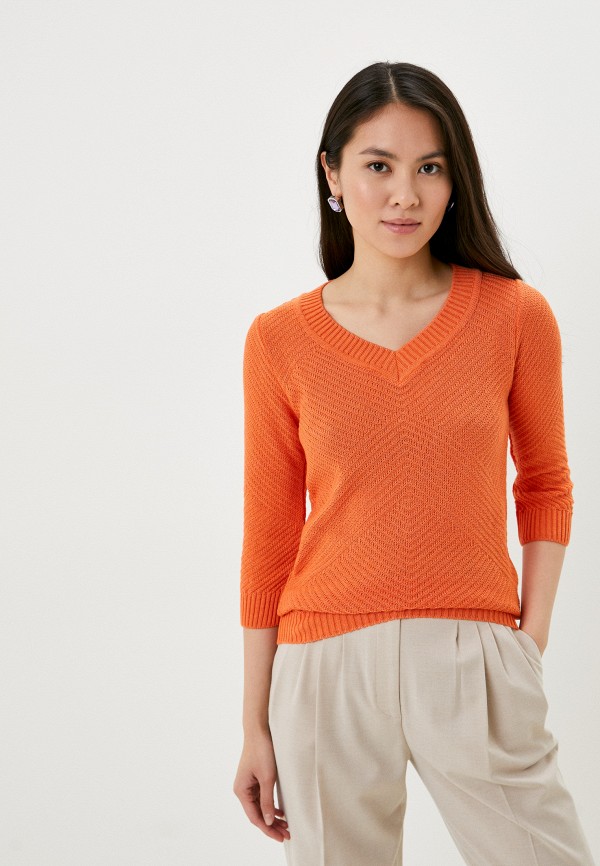 Пуловер Стим цвет оранжевый 
