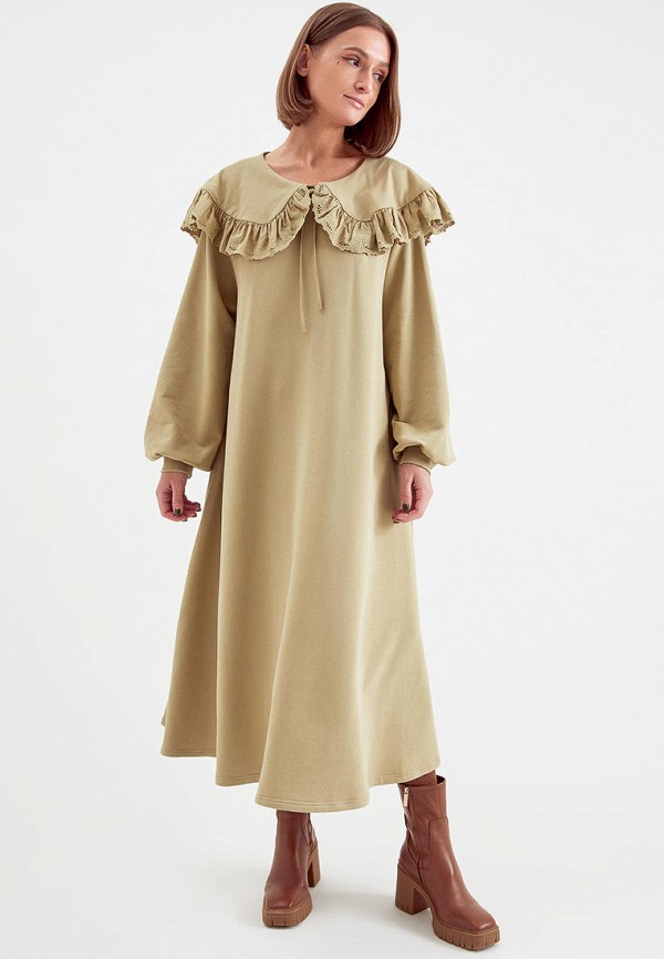 

Платье Unique Fabric, Бежевый