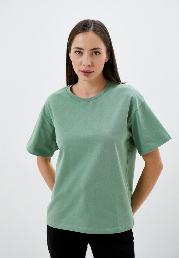 

Футболка Sela, Зеленый, KATE OVERSIZE FIT