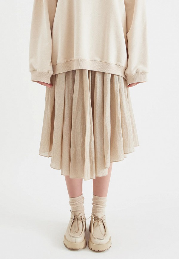 

Юбка Unique Fabric, Бежевый