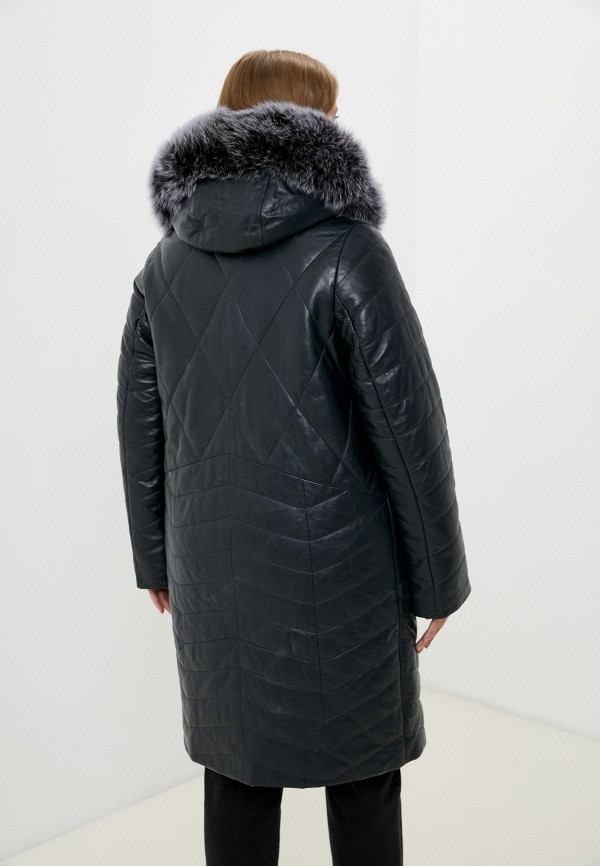 фото Куртка кожаная снежная королева