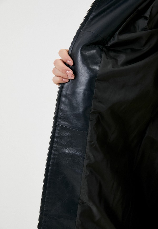 фото Куртка кожаная снежная королева