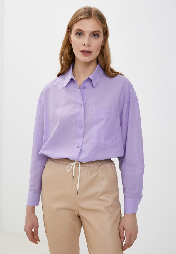 Рубашка Trendyol цвет фиолетовый 
