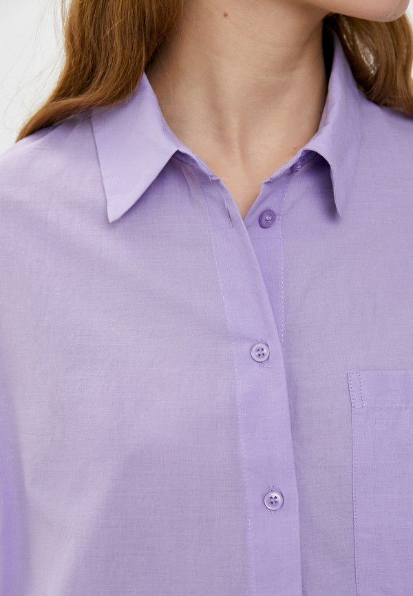 Рубашка Trendyol цвет фиолетовый  Фото 4