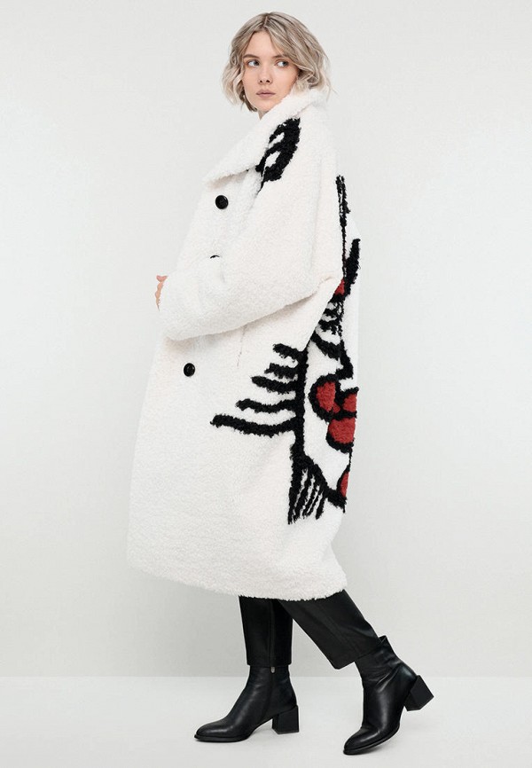 Шуба Alef белый, размер 50, фото 4