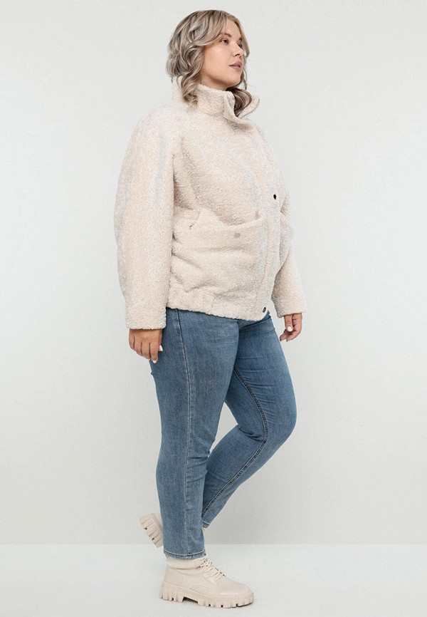 Куртка меховая Alef бежевый, размер 46, фото 4