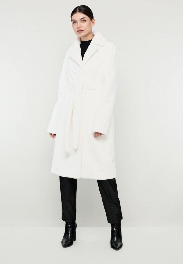 Шуба Alef белый, размер 52, фото 2