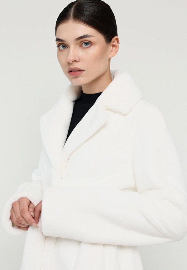 Шуба Alef белый, размер 52, фото 5