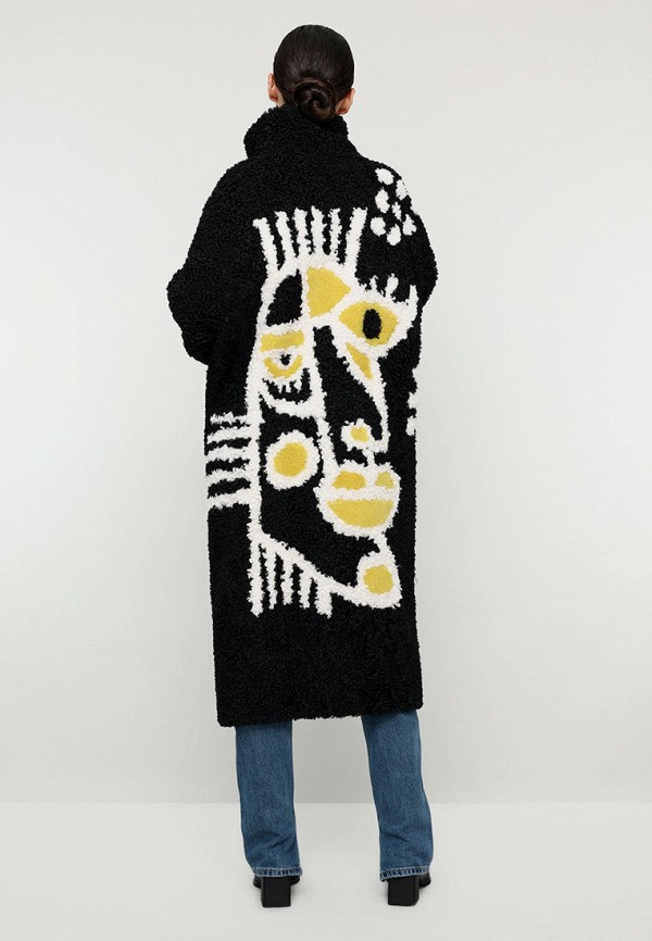 Шуба Alef черный, размер 50, фото 3