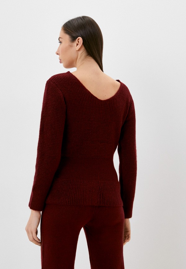 Пуловер Time-to-dress цвет бордовый  Фото 3