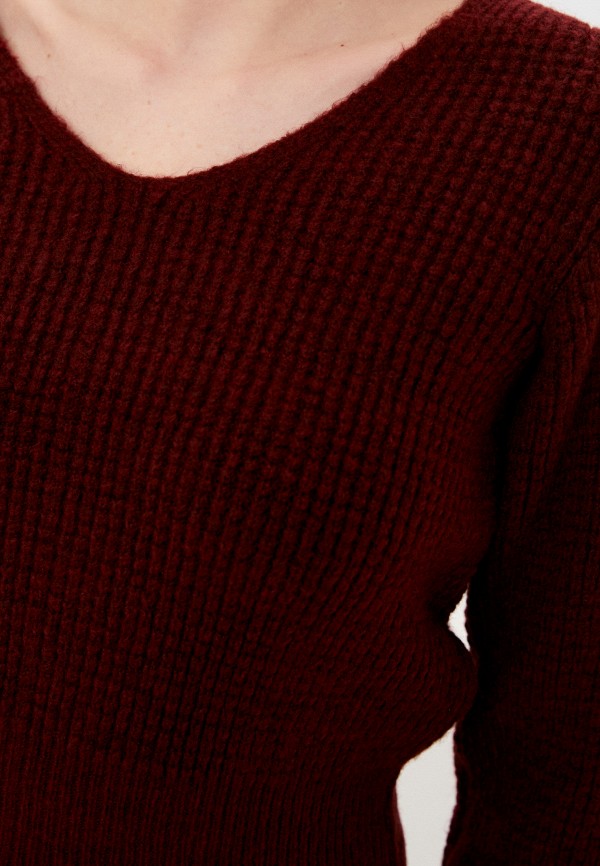 Пуловер Time-to-dress цвет бордовый  Фото 4