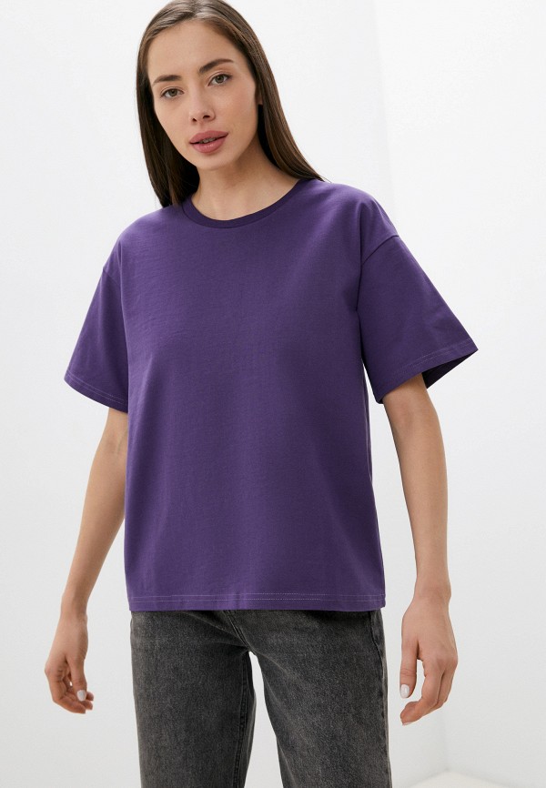 

Футболка Sela, Фиолетовый, KATE OVERSIZE FIT