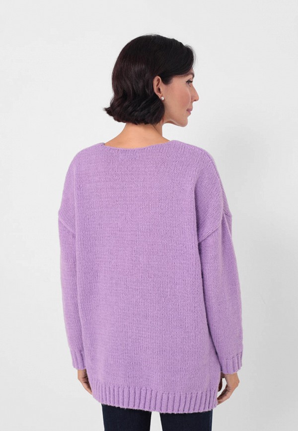 Пуловер Sei Tu цвет фиолетовый  Фото 3