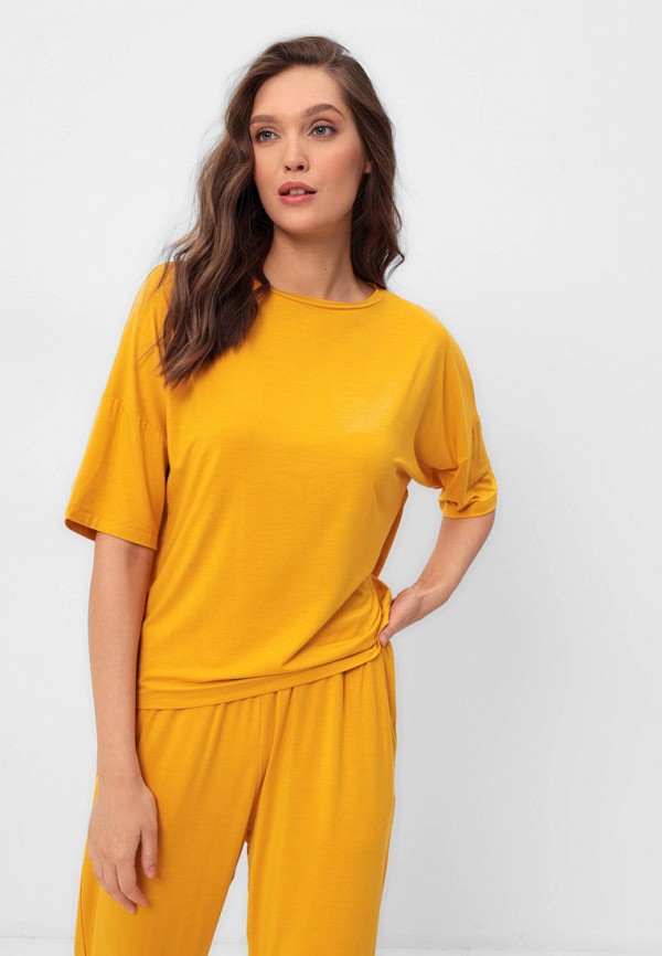 Пижама Luisa Moretti цвет желтый  Фото 2