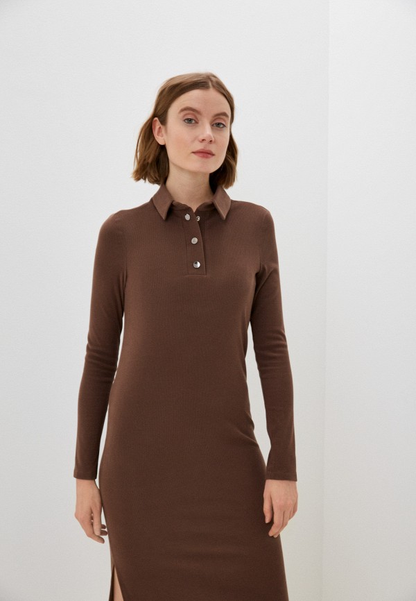 Платье Gpride коричневый, размер 44, фото 2