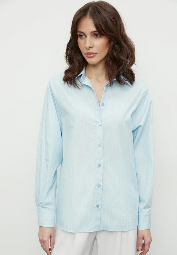 Рубашка Charmstore голубого цвета