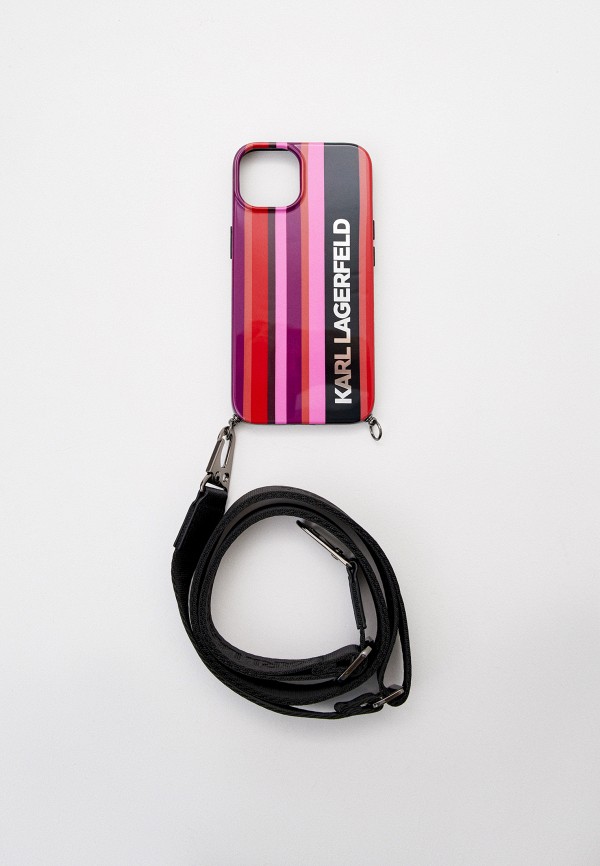 

Чехол для iPhone Karl Lagerfeld, Разноцветный, 14 с ремешком на шею