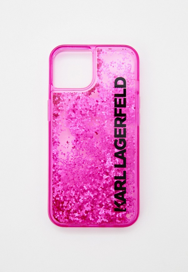 Чехол для iPhone Karl Lagerfeld 14 с жидкими блестками