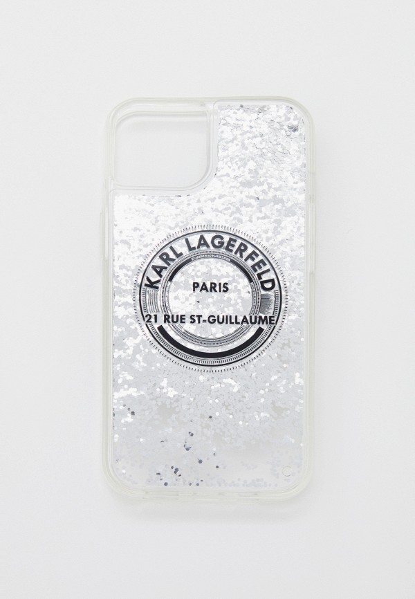 Чехол для iPhone Karl Lagerfeld 14 с жидкими блестками