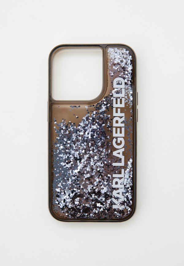 

Чехол для iPhone Karl Lagerfeld, Разноцветный, 14 Pro с жидкими блестками