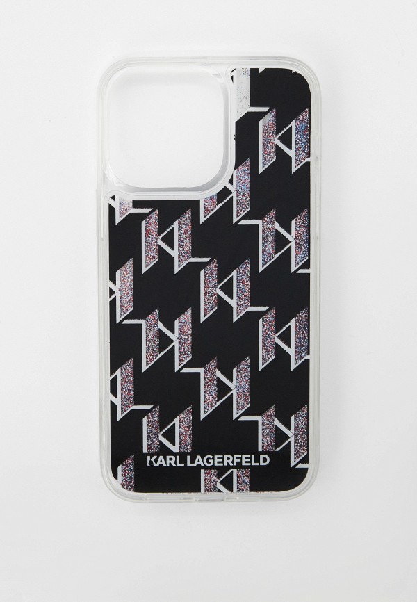 

Чехол для iPhone Karl Lagerfeld, Черный, 14 Pro Max с жидкими блестками