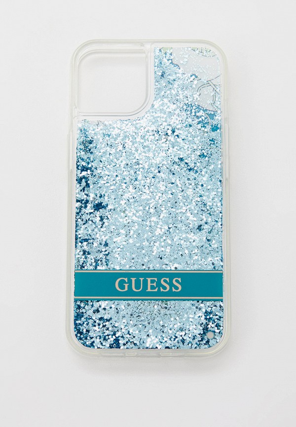 Чехол для iPhone Guess 14, с жидкими блестками