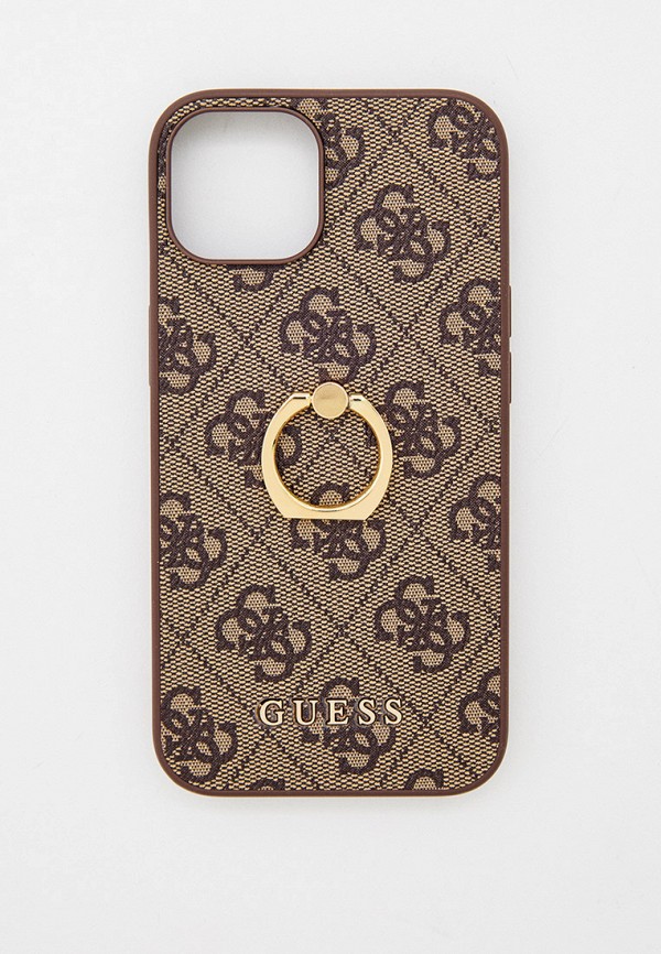 

Чехол для iPhone Guess, Коричневый, 14 с кольцом на палец