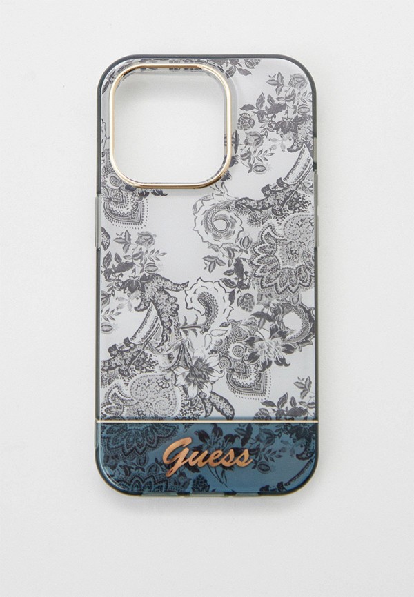 

Чехол для iPhone Guess, Серый, 14 Pro из пластика и силикона