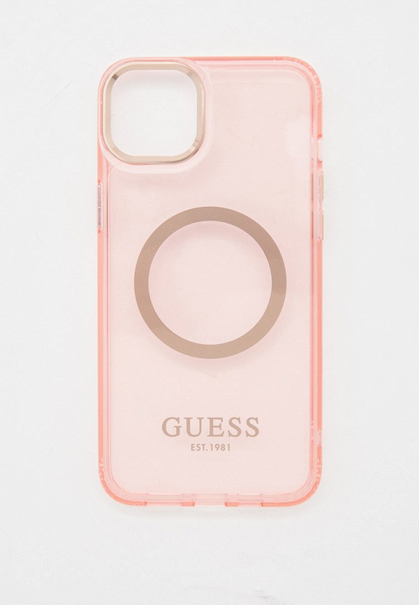 

Чехол для iPhone Guess, Розовый, 14 Plus с MagSafe