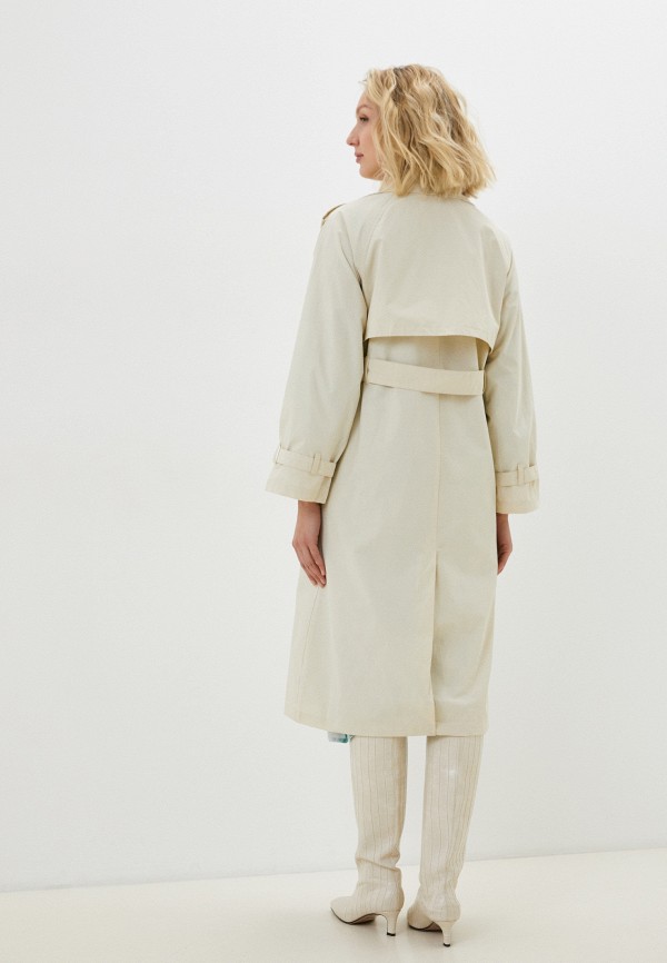 Плащ D&F бежевый, размер 42, фото 3