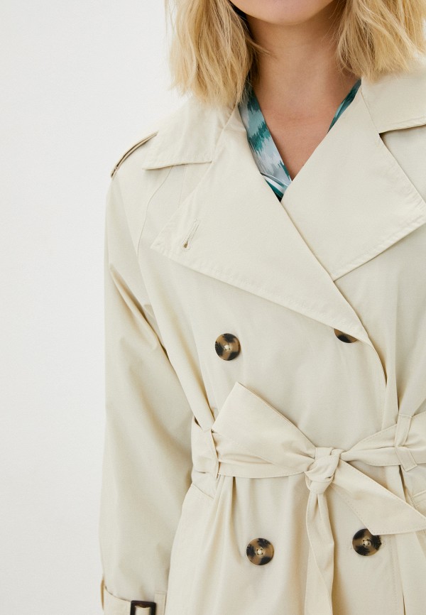 Плащ D&F бежевый, размер 42, фото 5