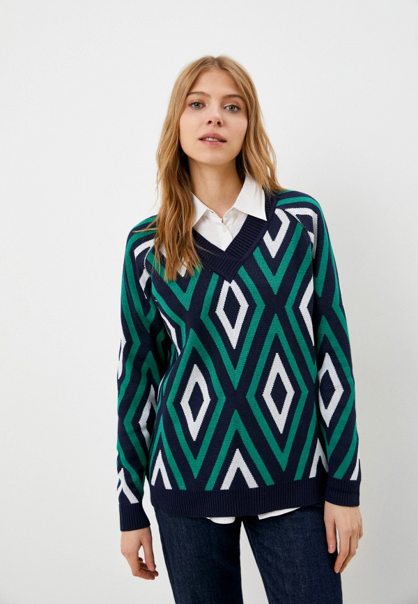 Пуловер Vivawool цвет разноцветный 