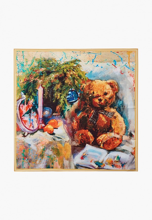 

Платок Artograph, Разноцветный, с картиной Марины Березиной "Детство"